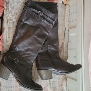 Dark Brown Knee-high boots